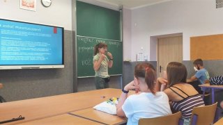 22 czerwca 2021 Kierunek na Wolontariat - promocja wolontariatu w Szkole Podstawowej nr 4 w Suwałkach