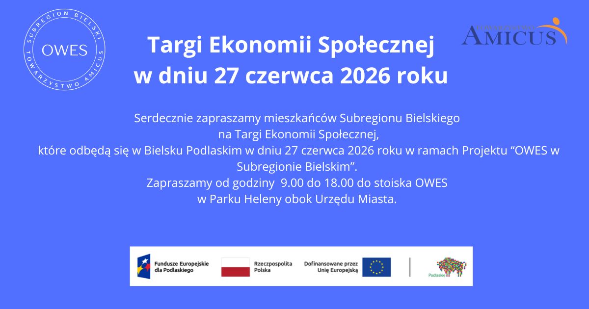 plakat targi ekonomii społecznej BP